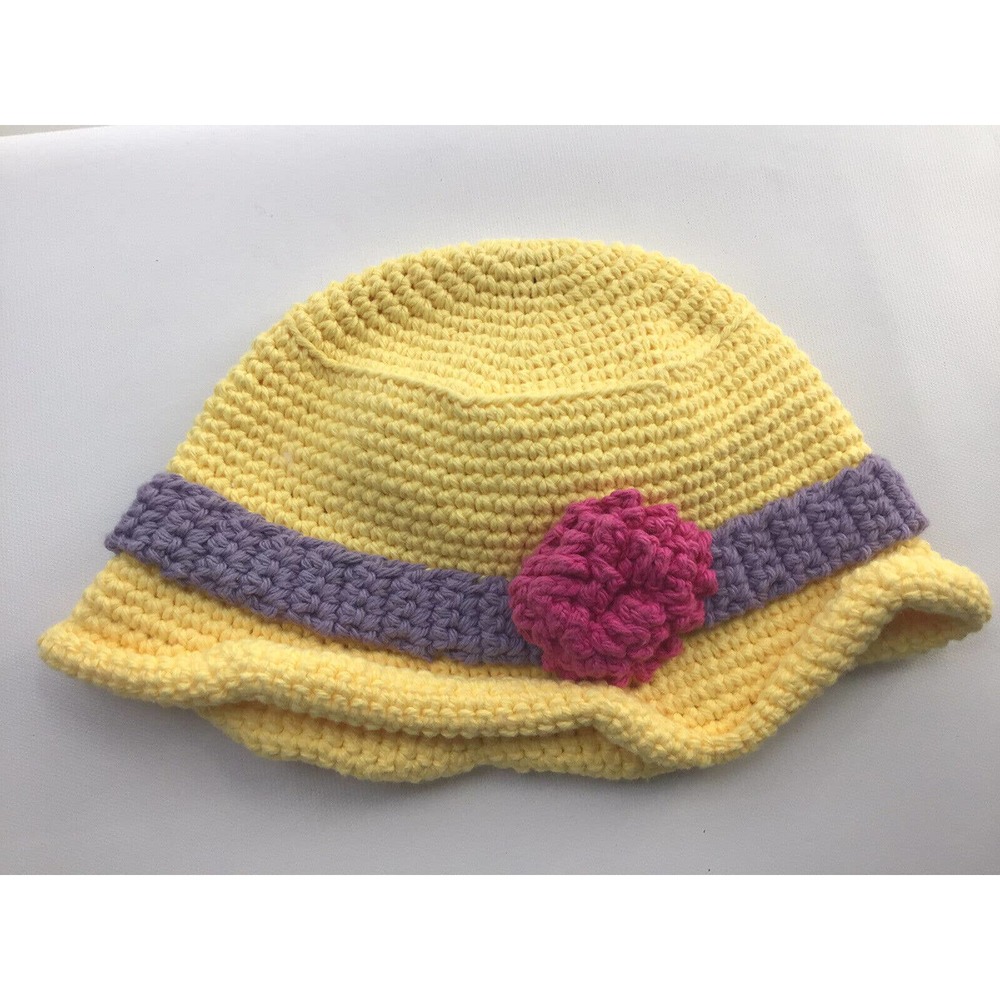 Crocheted Handmade Creation Hat Teen and women New - Picture 3 of 12